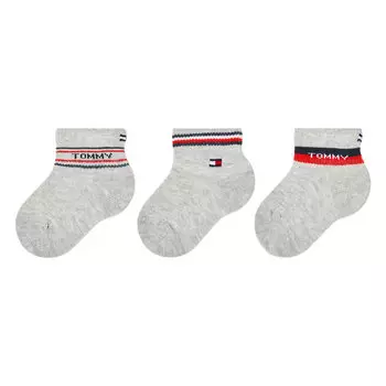 Носки Tommy Hilfiger, 3 шт, серый