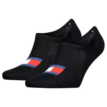 Носки Tommy Hilfiger Flag No Show 2 шт, разноцветный