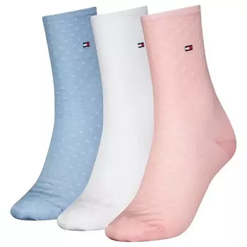 Носки Tommy Hilfiger Gifting Dot 3 шт, разноцветный
