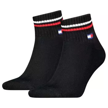 Носки Tommy Hilfiger Iconic Quarter 2 шт, разноцветный