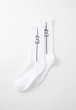 Носки TRAIN SOCKS UNISEX 2 PACK EA7 Emporio Armani, белый