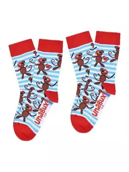 Носки UNABUX Socks, разноцветный