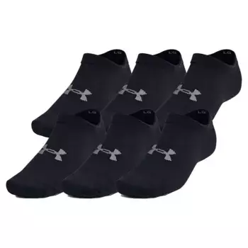 Носки Under Armour Essential short 6 pairs, черный