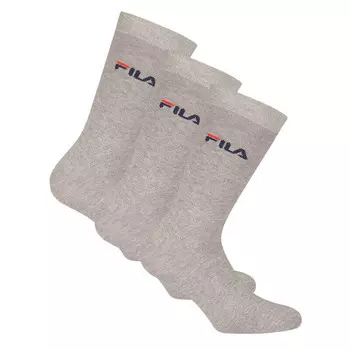 Носки унисекс, 3 пары стрейч FILA, цвет grau