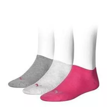 Носки унисекс, 3 пары стрейч PUMA, цвет rosa