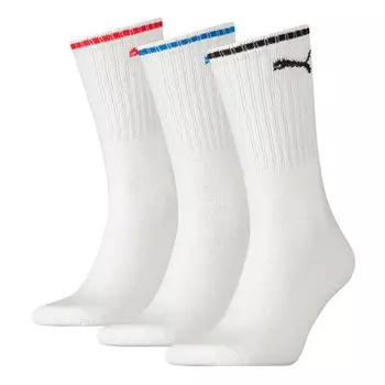 Носки унисекс, 3 пары стрейч PUMA, цвет weiss