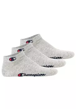 Носки UNISEX 3ER PACK-QUARTER BASIC LOGO Champion, серый