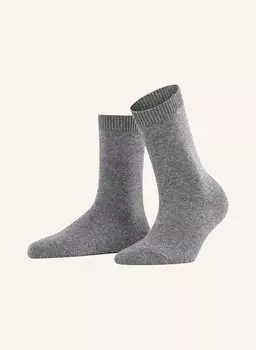 Носки уютные шерстяные с мериносовой шерстью Falke, серый