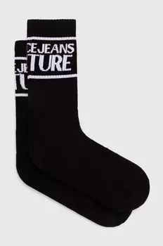 Носки Versace Jeans Couture, черный