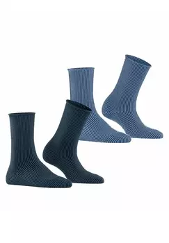 Носки VERTICAL STRIPE 2-PACK WITH PATTERN Esprit, мультиколор