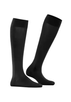 Носки выше колена TOUCH FALKE, черный