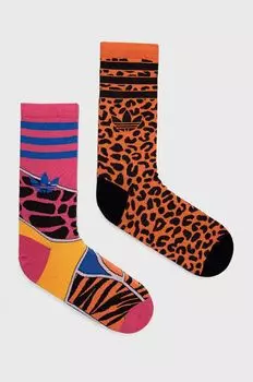 Носки x Rich Mnisi (2 пары) HC9541 adidas Originals, оранжевый