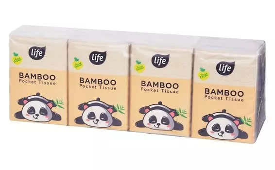 Носовые платки Life Bambus, 64 шт