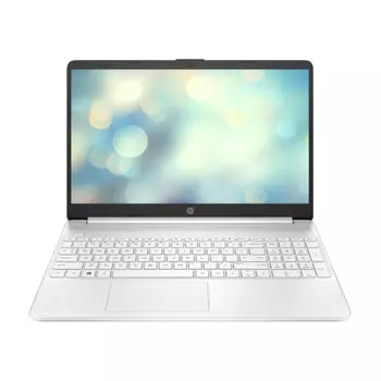 Ноутбук HP 15S-FQ5102NIA, 15.6", 8 ГБ/512 ГБ, i7-1255U, Iris Xe, белый, английская клавиатура