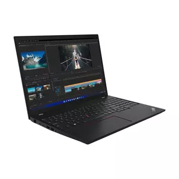 Ноутбук Lenovo ThinkPad P16s Gen 1, 16", 16 ГБ/512 ГБ, Core i7-1260P, Quadro T550, черный, английская клавиатура
