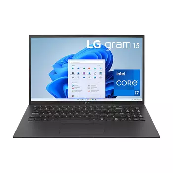 Ноутбук LG gram 15, 15.6", 16 Гб/512 Гб, i7-1195G7, черный, английская клавиатура