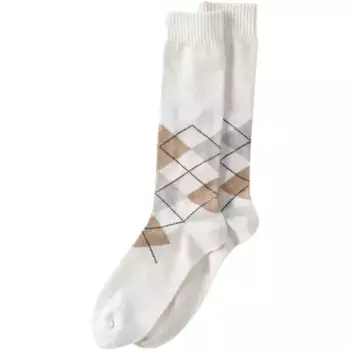 Новинка: мужские носки Lands' End, цвет neutral argyle