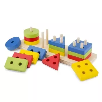 Новые классические игрушки, геометрическая головоломка New Classic Toys