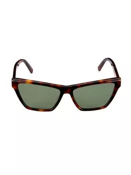Новые солнцезащитные очки «кошачий глаз» YSL 58MM из ацетата Saint Laurent