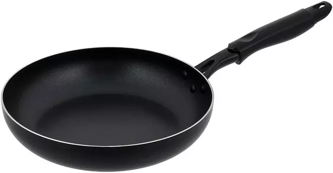 NQ-0362 Сковорода, 10,2 дюйма (26 см), IH, совместима с газовым огнем, черная, Cooking Buddy Bestco, Black
