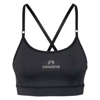 Nwlaugusta Bra женский спортивный бюстгальтер для бега с контролем влажности NEWLINE, цвет schwarz