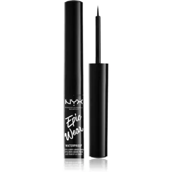 NYX Professional Makeup Epic Wear Liquid Liner жидкая подводка для глаз с матовым финишем оттенок 01 Black 3,5 мл