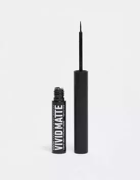 NYX Professional Makeup — Vivid — матовая жидкая подводка для глаз — черный