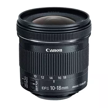 Объектив Canon EF-S 10-18mm f/4.5-5.6 IS STM, черный