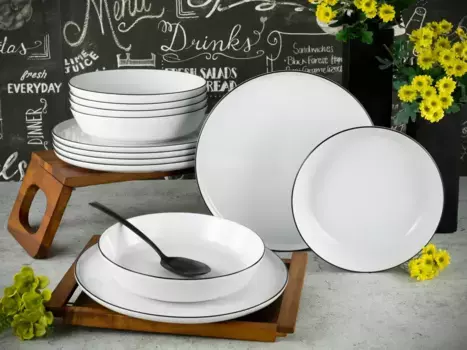 Обеденный сервиз CreaTable, белый