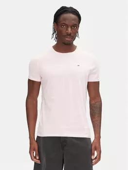 Облегающая футболка DM0DM04411 Tommy Jeans, розовый