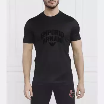 Облегающая футболка Emporio Armani, черный