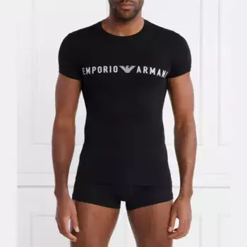 Облегающая футболка Emporio Armani, черный