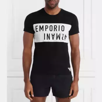 Облегающая футболка Emporio Armani, черный