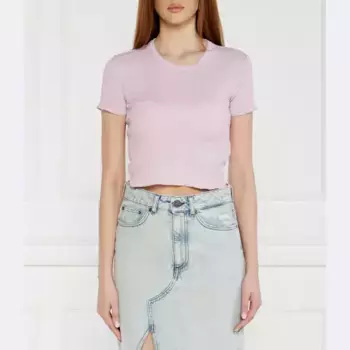 Облегающая футболка Guess, лавандовый
