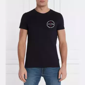 Облегающая футболка Tommy Hilfiger, синий