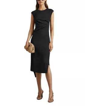 Облегающее рабочее платье REISS Francesca, синий