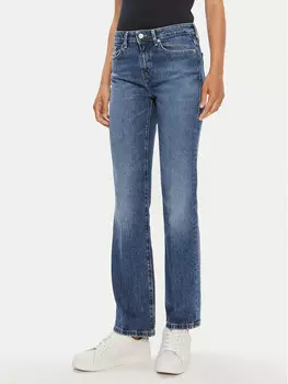 Облегающие джинсы bootcut Tommy Hilfiger, синий