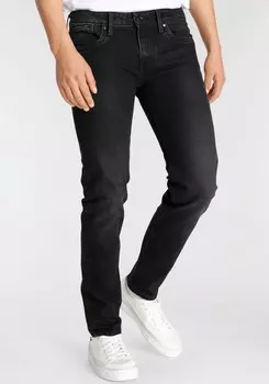 Облегающие джинсы Pepe Jeans, черный деним