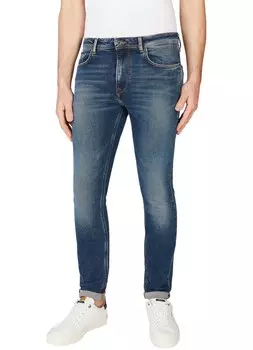 Облегающие джинсы Pepe Jeans, синий деним