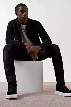 Облегающие джинсы Seth River Island, черный