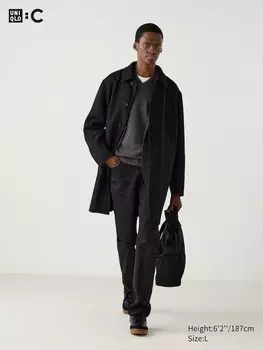 Облегающие джинсы Uniqlo, серый