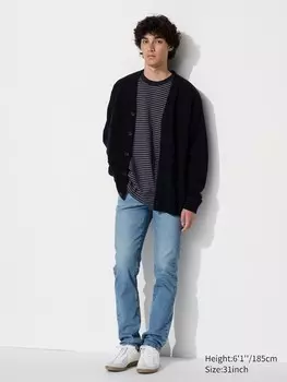 Облегающие джинсы Uniqlo, синий