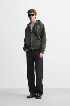 Облегающие джинсы ZARA, черный