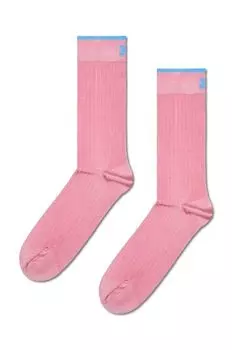 Облегающие носки Happy Socks, розовый