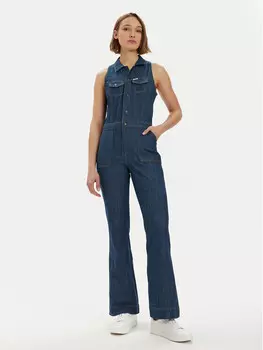 Облегающий комбинезон Wrangler, синий