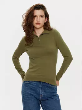 Облегающий свитер Vero Moda, зеленый