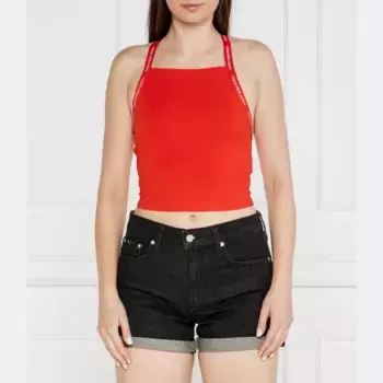 Облегающий топ Calvin Klein, красный
