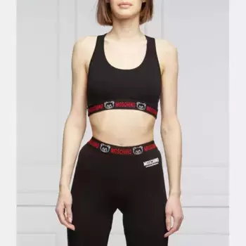 Облегающий топ Moschino, черный