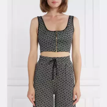 Облегающий топ Pinko, черный
