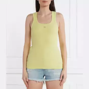 Облегающий топ Pinko, зеленый